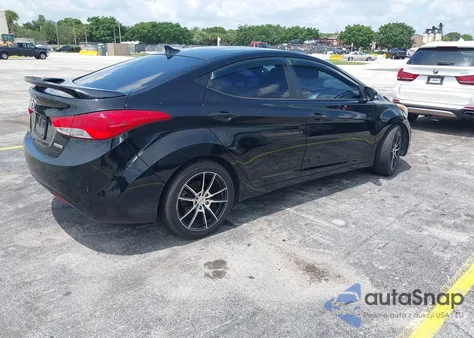 2012 Hyundai Elantra Limited из США, поврежденный, VIN 5NPDH4AE8CH118820